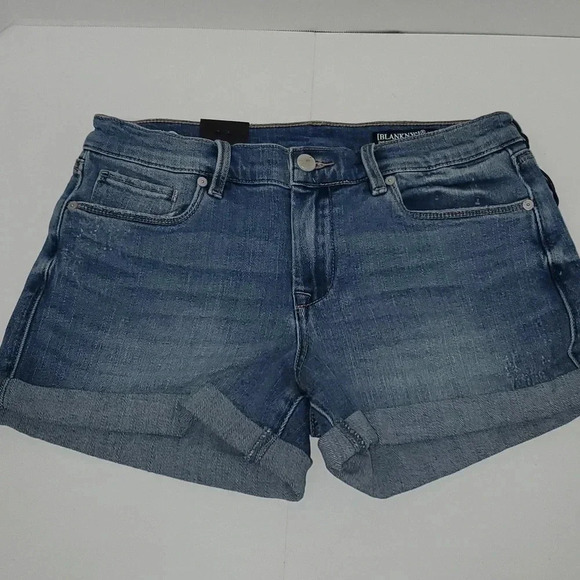 BLANK NYC Non-Distressed Roll Up "The Fulton" Jean Shorts NWT - Picture 1 of 8